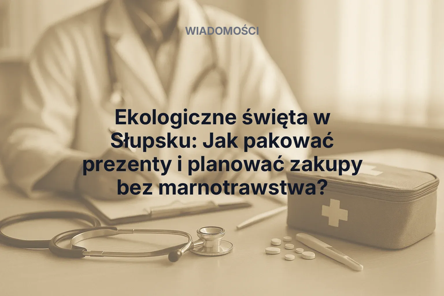 Miniatura: Ekologiczne święta w Słupsku: Jak pakować prezenty i planować zakupy bez marnotrawstwa?