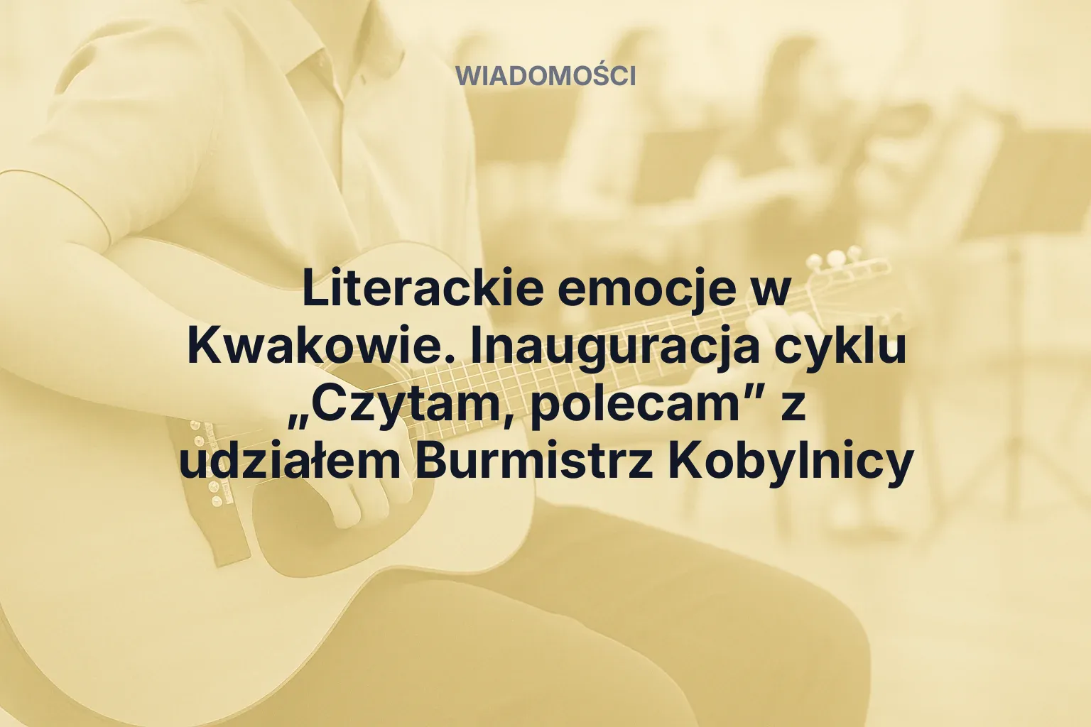 Miniatura: Literackie emocje w Kwakowie. Inauguracja cyklu „Czytam, polecam” z udziałem Burmistrz Kobylnicy