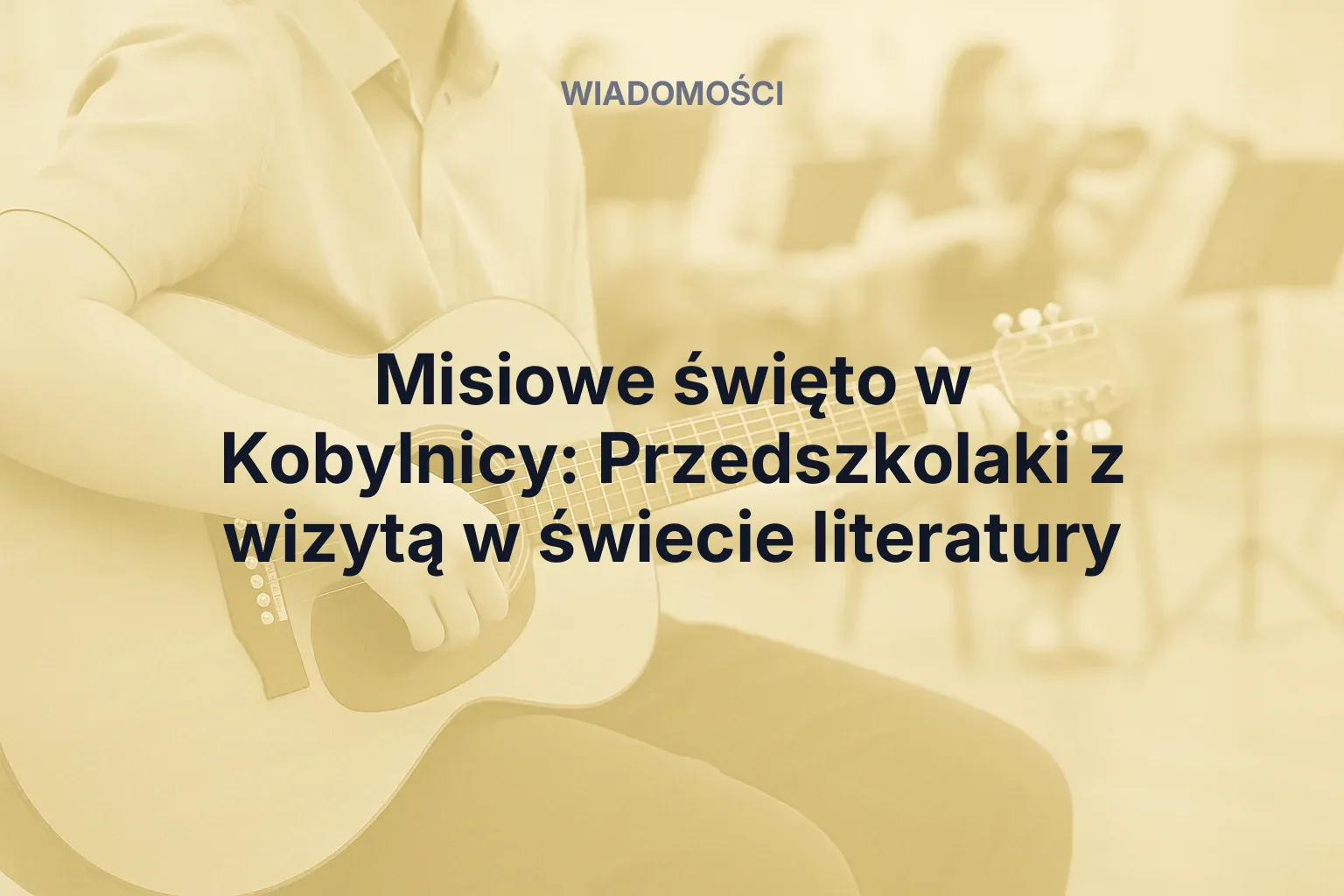 Miniatura: Misiowe święto w Kobylnicy: Przedszkolaki z wizytą w świecie literatury