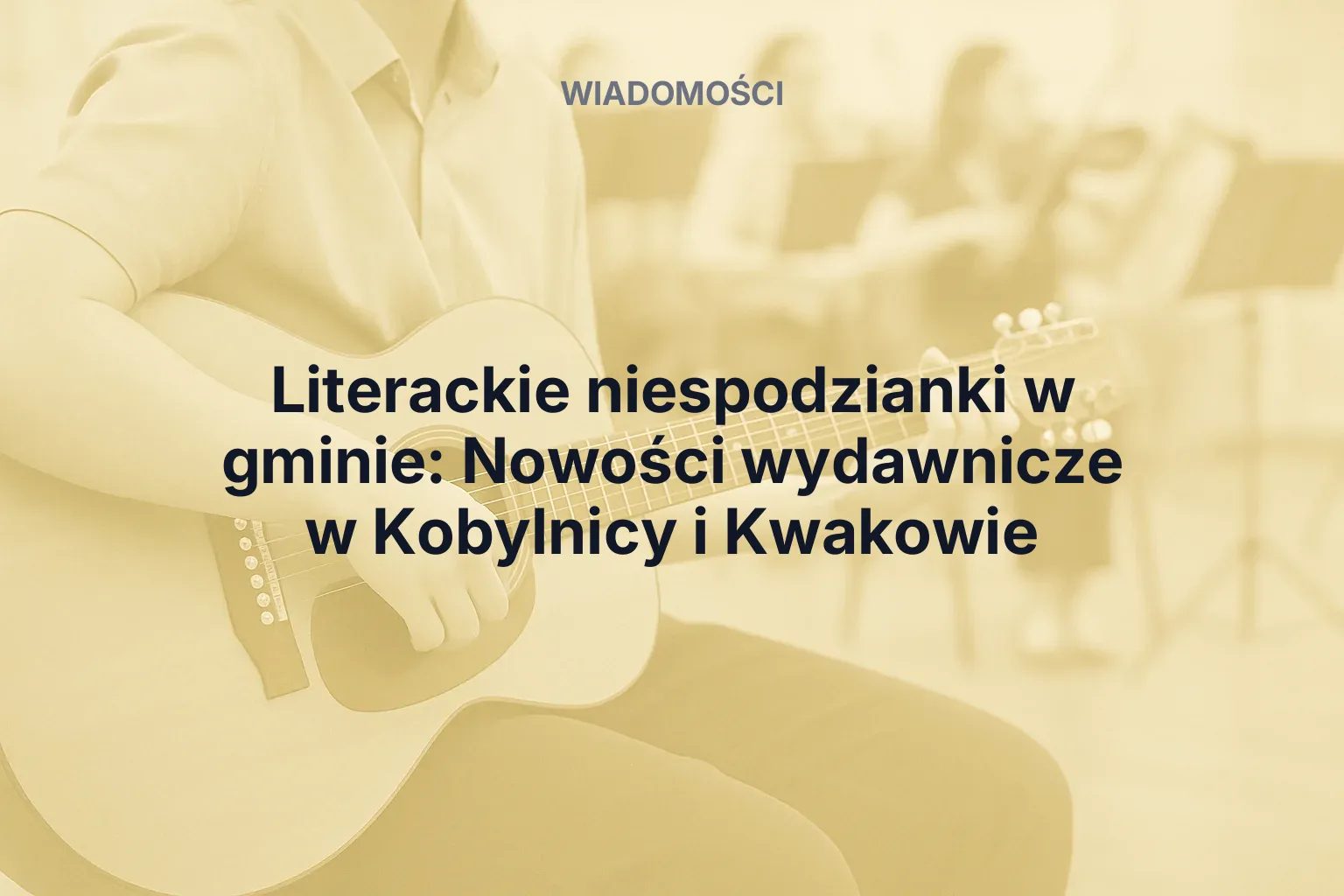 Miniatura: Literackie niespodzianki w gminie: Nowości wydawnicze w Kobylnicy i Kwakowie